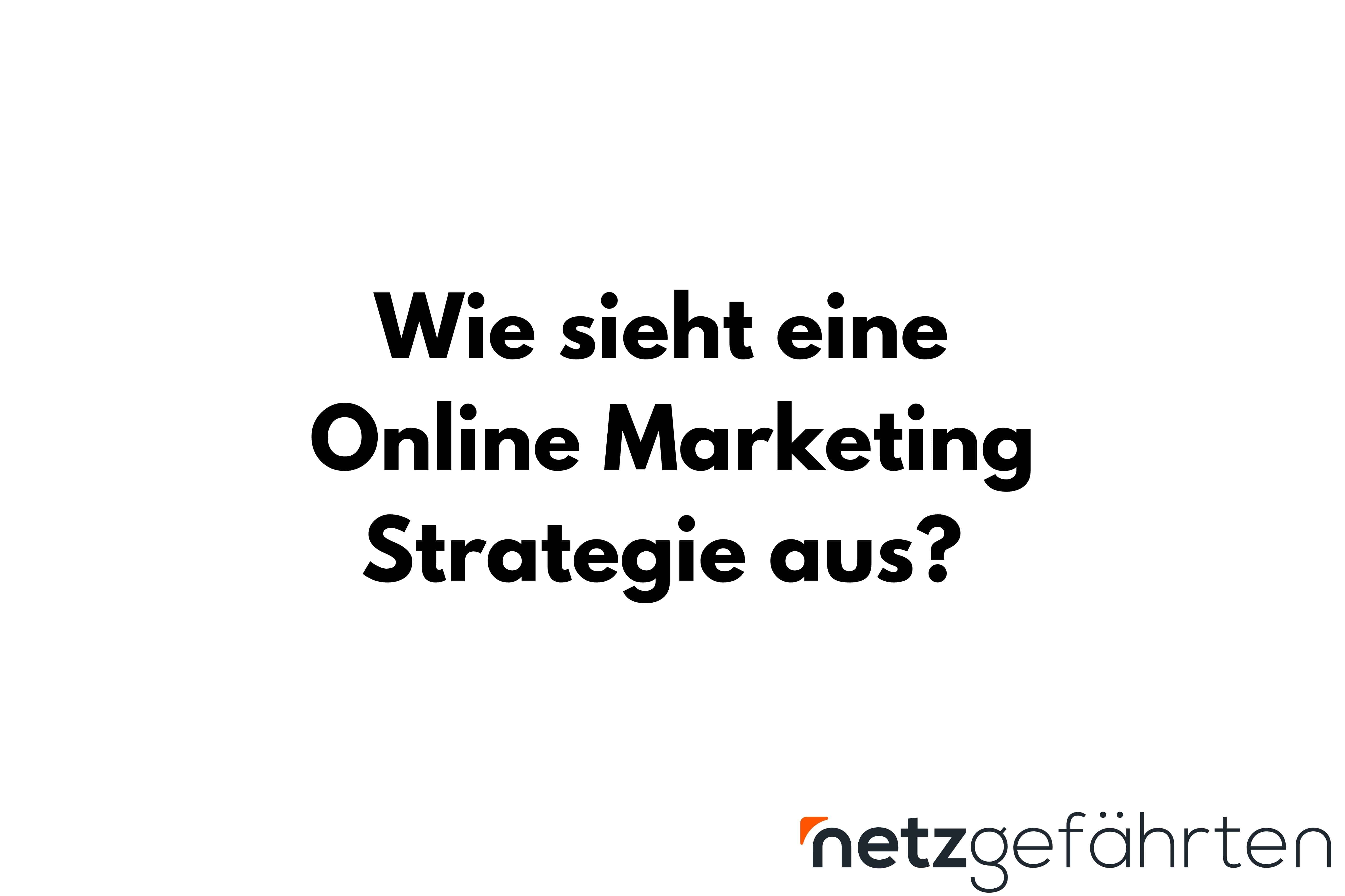 Online Marketing Strategie